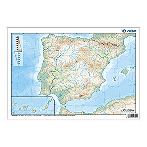 Álbumes 97 Foto Mapa Fisico De España Mudo Para Imprimir En Blanco Y