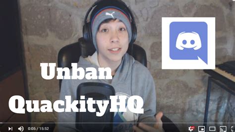 Petition · Unban Youtuber Quackityhq From Discord United States