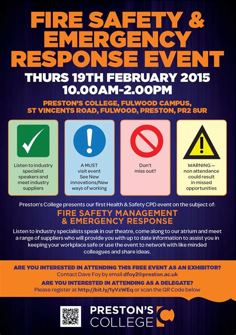 Fire Safety Management And Emergency Response Cpd Event Tickets Thu 19