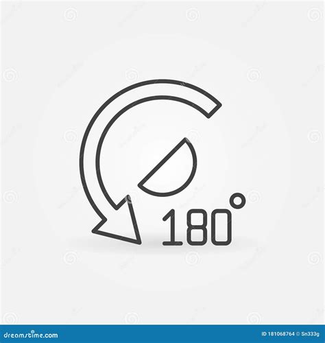 360 Degrees Angle Icon On White Background Flat Style 360 Degrees