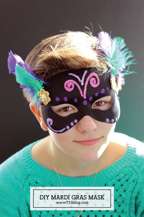 Diy Mardi Gras Mask Kids Craft Inspiration Made Simple
