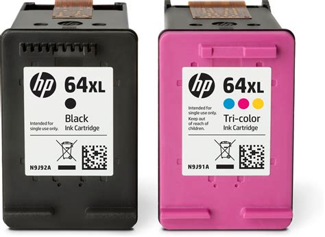 Hp 64xl 2 Pack High Yield Blacktri Color Original Ink Cartridges