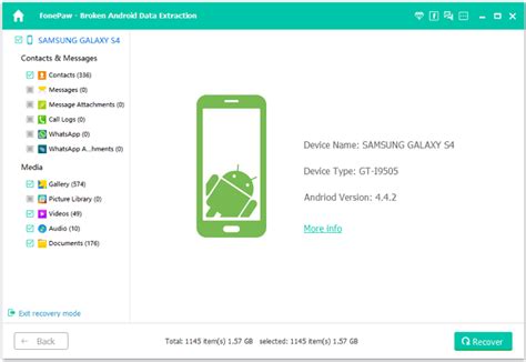 Broken Android Data Extraction Recover Data On Damaged Phones Fonepaw