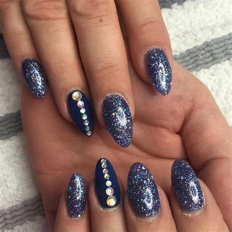 29 Glitter Acrylic Nail Art Designs Ideas Design Trends Premium