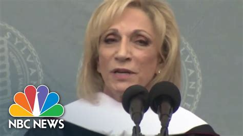 Andrea Mitchell Gives The Commencement Address At University Of