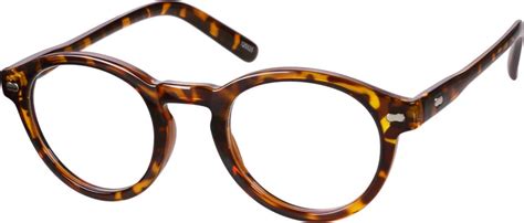 Tortoiseshell Glossy Tortoiseshell Round Eyeglasses 1255 Zenni Optical Eyeglasses