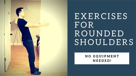 How To Fix Rounded Shoulders 2 Exercises With No Equipment Rounded