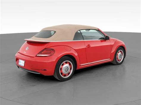 2018 Vw Volkswagen Beetle 20t Se Convertible 2d Convertible Red