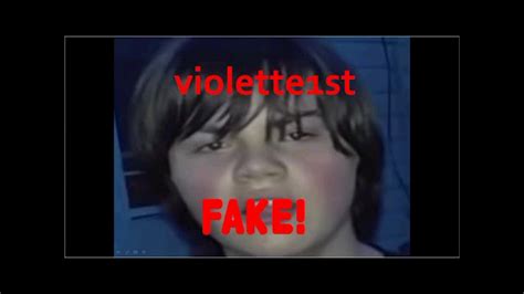 violette1st raging series is fake evidence youtube