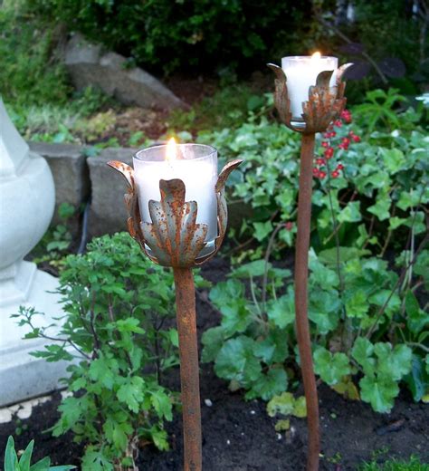 Outdoor Wedding Decor Steel Candle Holders For Your Garden