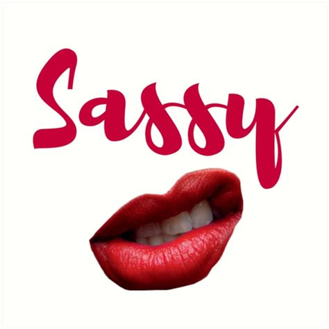 Sassy Lips Art Print By Dolcevita93 Redbubble