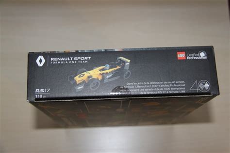 Renault Sport Formula One Team Rs 17 1000 Copies Worldwide Lego