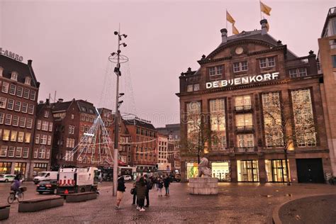 Amsterdam De Bijenkorf Editorial Photo Image Of Architecture 161695376