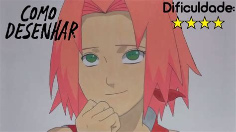 Como Desenhar A Sakura Haruno Parte 2 Youtube