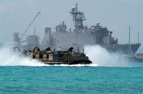 New Navy Ship To Shore Amphib Craft Transport Abrams Tanks Into Combat