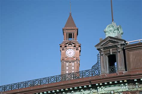 Hoboken Terminal Clock Tower A 225 Foot Clock Tower Was Or Flickr