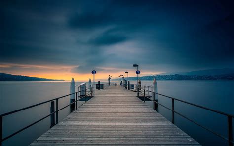 nature pier bridge d river water sunset night beautiful ... 60 desktop background wallpapers for free download in hd.