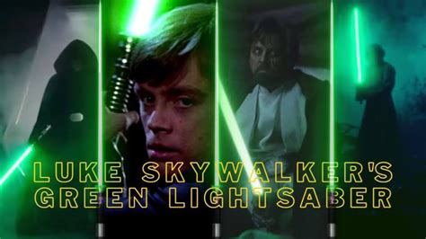 Star Wars Every Shot With Luke Skywalkers Green Lightsaber 1983