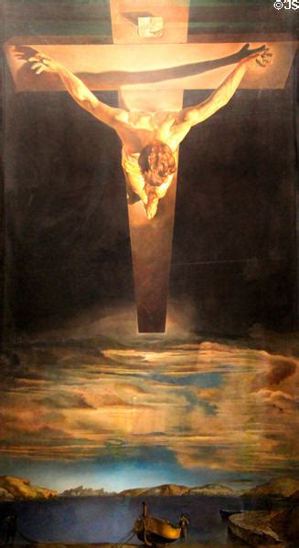 Christ Of St John Of The Cross Painting By Salvador Dali At Kelvingrove