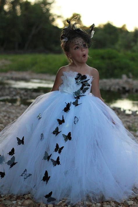 Butterfly Flowergirl Dress Butterfly Dress Butterfly Flower Girl