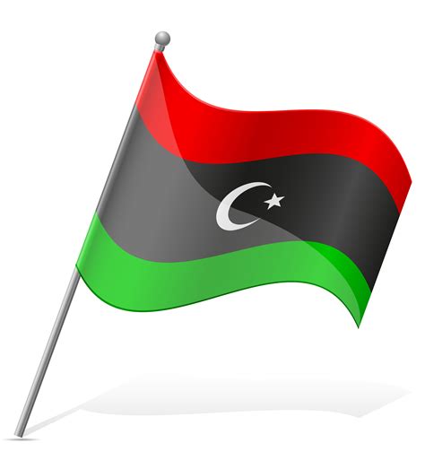 Flag Of Libya Vector Illustration 488775 Vector Art At Vecteezy