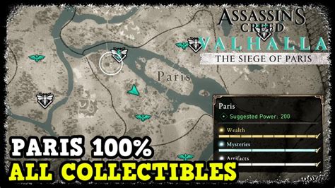 Assassin S Creed Valhalla Paris All Collectibles The Siege Of Paris