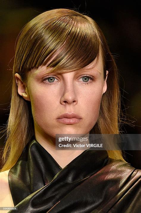 A Model Walks The Runway During The Mugler Fashion Show As Part Of