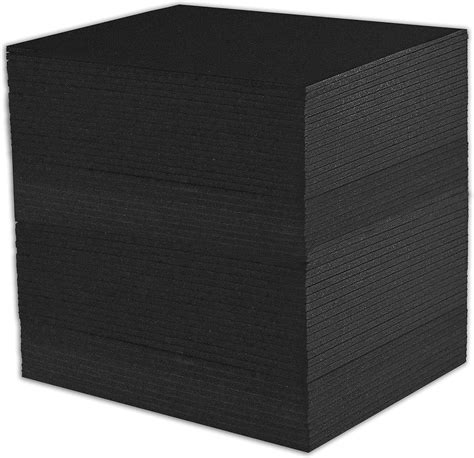 Golden State Art Pack Of 50 316 Thick 11x14 Black Foam