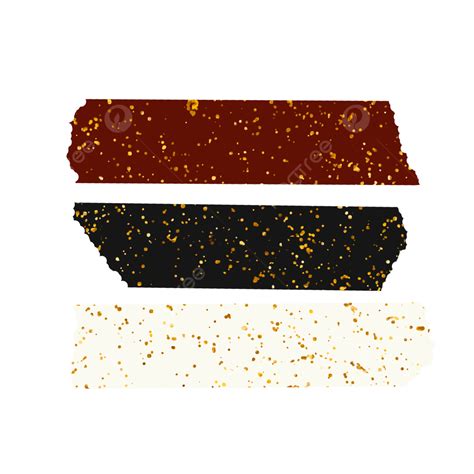 Gold Washi Tape Hd Transparent Washi Tape With Glitter Gold Washi