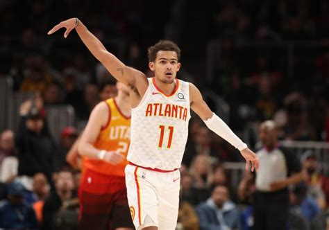 Rayford trae young was born in 1998 in lubbock, texas. Trae Young makes a shot from his seat at the NBA All-Star practice | TalkBasket.net