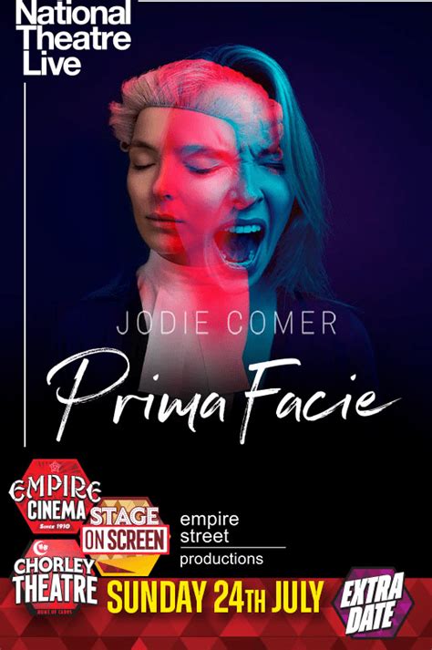 National Theatre Live Prima Facie At Chorley Theatre Event Tickets
