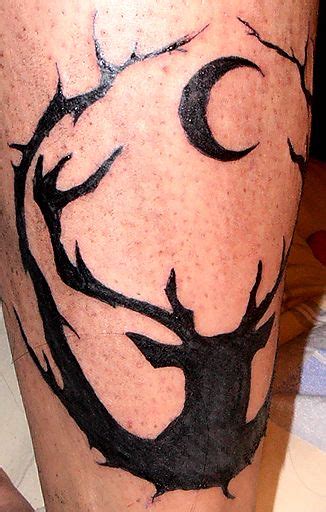 Deer By Admc07 Subcutaneous On Deviantart Tribal Tattoos Celtic