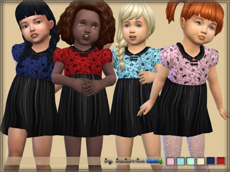 The Sims Resource Dress Girls By Bukovka • Sims 4 Downloads