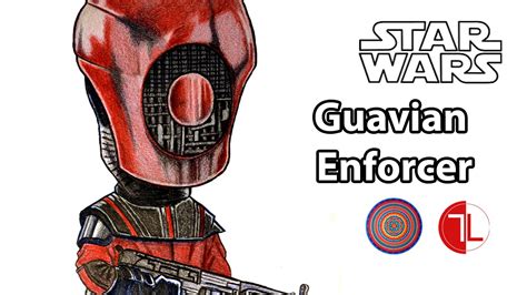 Star Wars The Force Awakens Guavian Enforcer Caricature Speed