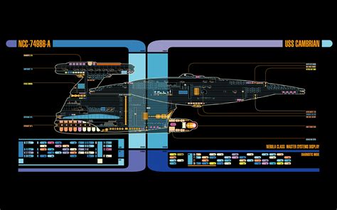 Uss Voyager Lcars 2k Star Trek Hd Wallpaper