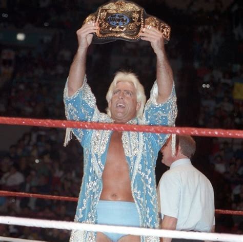 The Nature Boy Ric Flair With The WWF World Tag Team Championship R