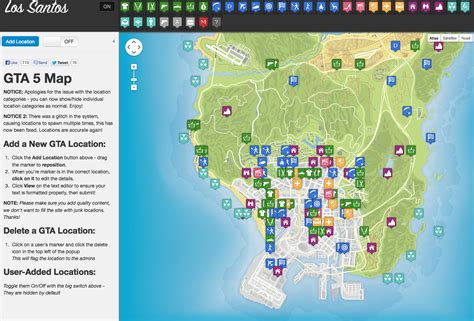It includes collectibles, stunt jumps and much, much more. Seduced by the New...: Interactive GTV Map
