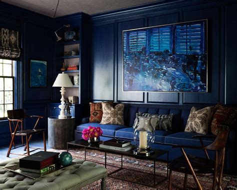 8 Cool Ideas For Blue Living Rooms From Tranquil To Vibrant