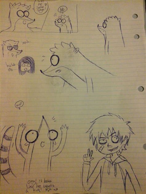 Rigby Doodles By Sulfuricdawn On Deviantart