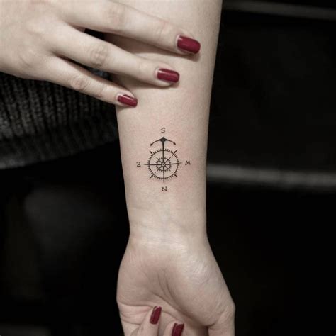 Compass Tattoo Designs 25 Ideas Top Beauty Magazines