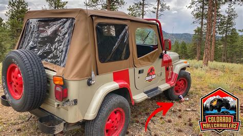 Jurassic Park Jeep Yj What It Takes To Build One Jurassicjeep Youtube