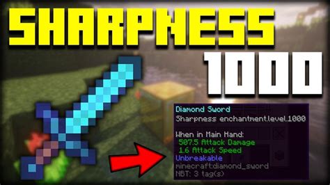 How To Get A Sharpness 1000 Sword In Minecraft 1165 2021