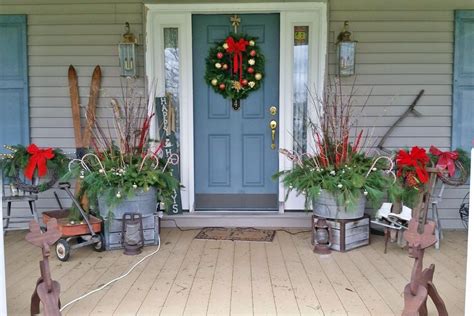 22 Country Winter Outdoor Decorations Front Porch