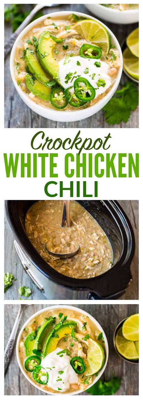 Best of all, it's ready in 30 minutes or less! Crockpot White Chicken Chili | Well Plated by Erin