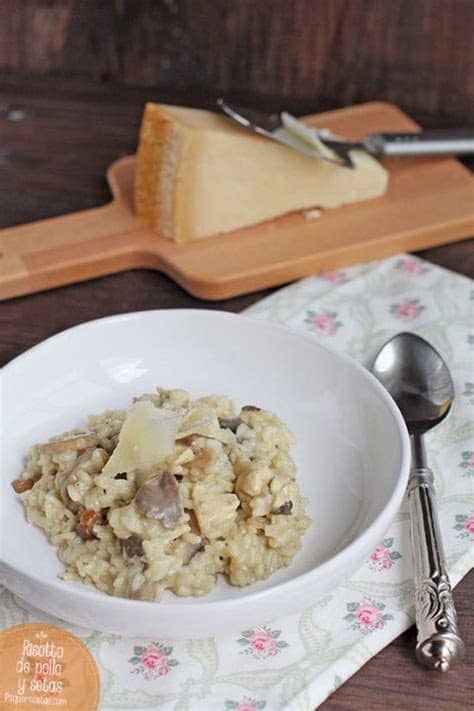 El risotto con thermomix siempre es una de las grandes ideas. Risotto de setas y pollo | Risotto de setas, Risotto ...