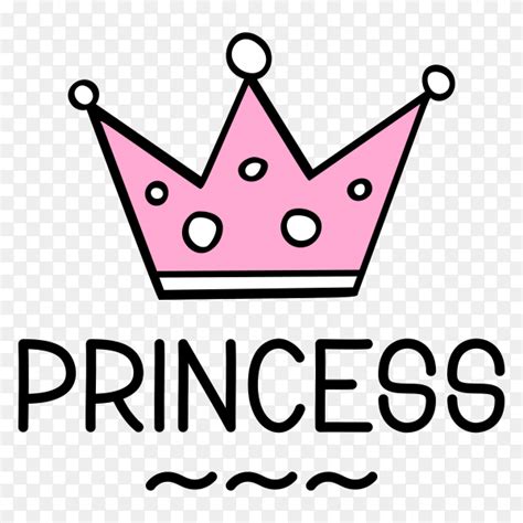 Crown Logo And Princess Lettering Premium Vector Png Similar Png