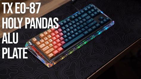 Tx Keyboards Eo Budget Acrylic Tkl With Holy Pandas Typing Sounds