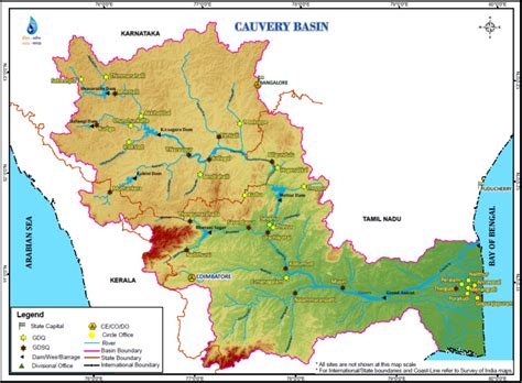 Cauvery River System With Tributaries Explained Rishi Upsc
