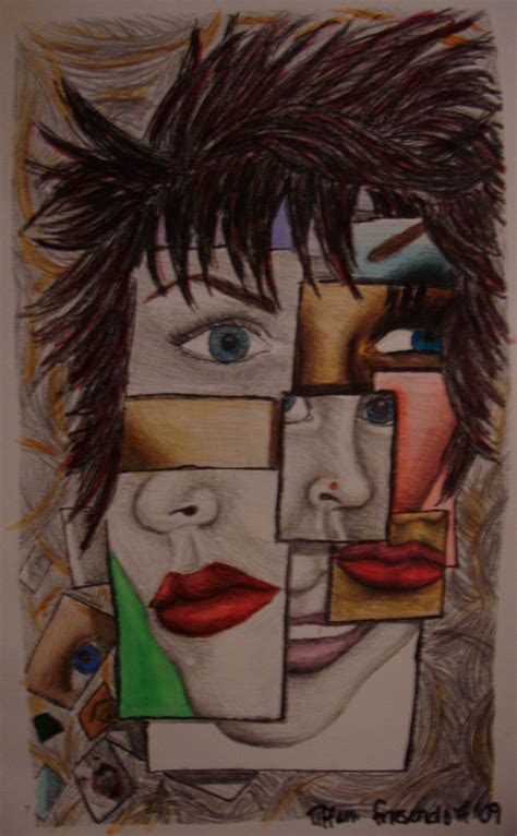 Abstract Self Portrait Color By Axisonatilt On Deviantart
