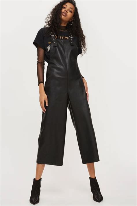 Rock A Statement Edgy Vibe In These Cropped Length Dungarees In A Super